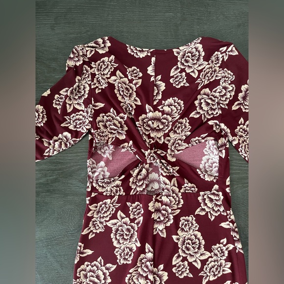 Floral Semi-Formal Dress - Picture 2 of 3